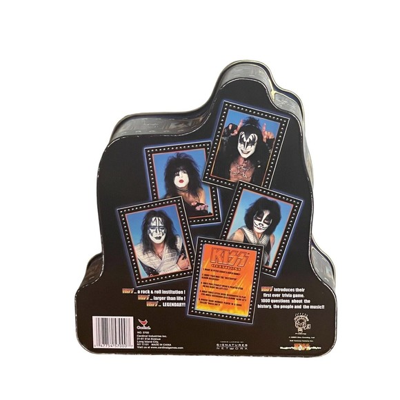 Kiss Trivia Game Cardinal Toys 1000 Questions Tin Box Collectable Kiss Army - Picture 4 of 9